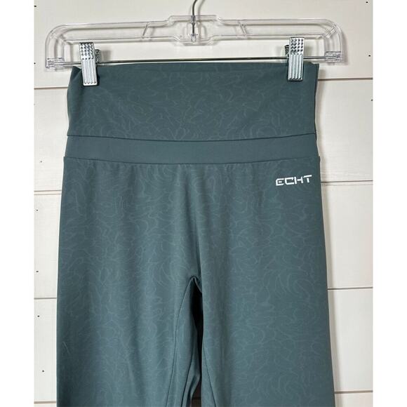 ECHT Women's Printed Pull On High Waisted Skinny Athletic Leggings Blue Small - Picture 6 of 10